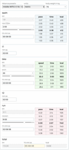 The New paceWiz Triathlon Race Pace Calculator